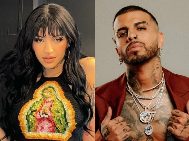 Cazzu y Rauw Alejandro en una imagen promocional