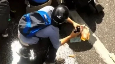 Imagen de la ministra de Seguridad, Alejandra Monteoliva, en una rueda de prensa