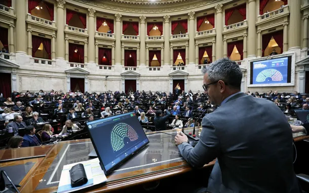 Diputados en sesión en el Congreso Nacional