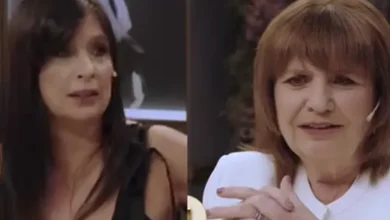 Imagen de Edith Hermida y Patricia Bullrich en el programa de Mirtha Legrand
