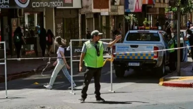 Tránsito cortado en la calle Belgrano por obras de EPEC
