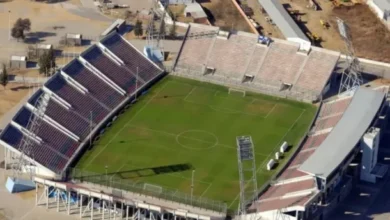Imágenes del Estadio Padre Ernesto Martearena de Salta antes del partido entre Boca y Gimnasia de Chivilcoy