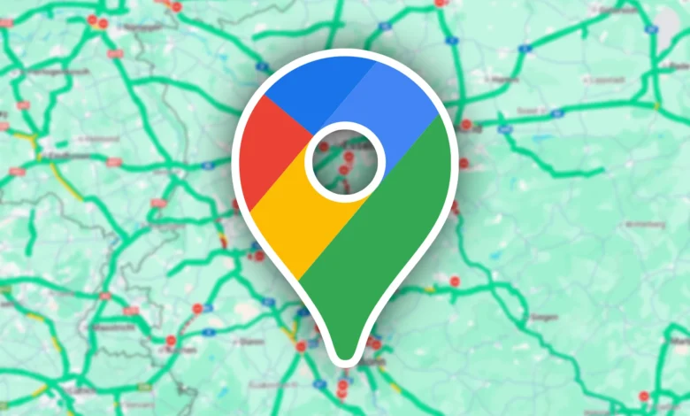 Imagen de la pantalla de Android Auto con Google Maps