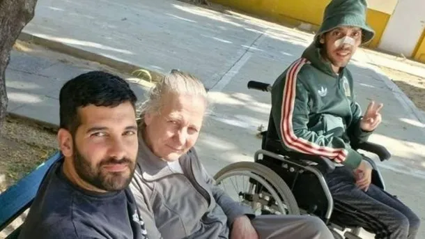 Pablo Grillo en su presentación como querellante