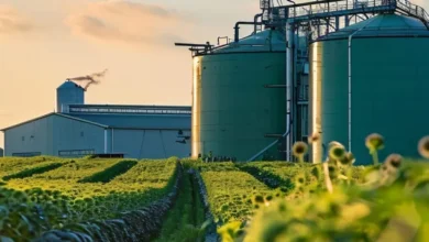 Imagen de un trabajador de la industria aceitera en huelga