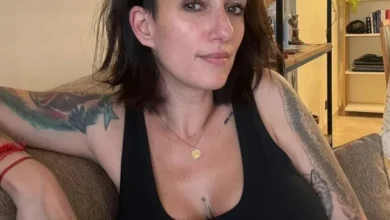 Leila Gianni en una foto al borde de la censura