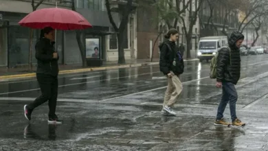 Imagen de tormenta en Argentina