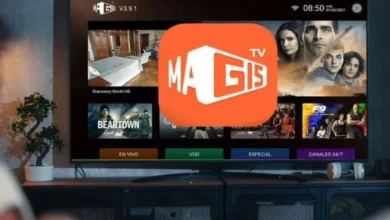 Imagen de una pantalla de TV con un mensaje de "señal no disponible"