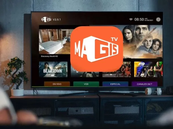 Imagen de una pantalla de TV con un mensaje de "señal no disponible"