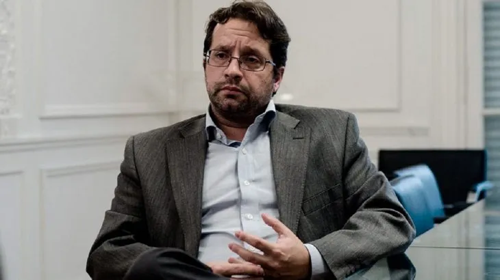 Marco Lavagna, exdirector del Indec, durante una conferencia de prensa