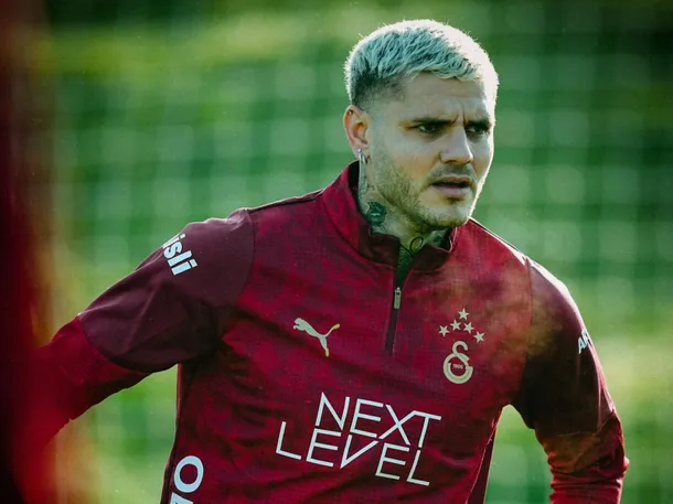 Foto de Ángel de Brito y Mauro Icardi