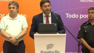 Maximiliano Pullaro en conferencia de prensa