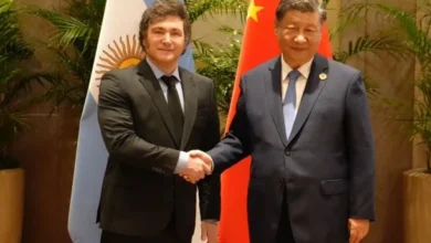 Javier Milei y Xi Jinping en una reunión