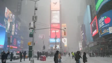 Nueva York bajo la nieve y el frío extremo