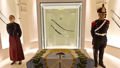 Sable corvo de San Martín en el Museo Histórico Nacional