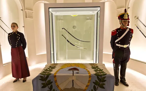 Sable corvo de San Martín en el Museo Histórico Nacional