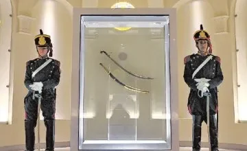 Imagen de San Martín en uniforme militar
