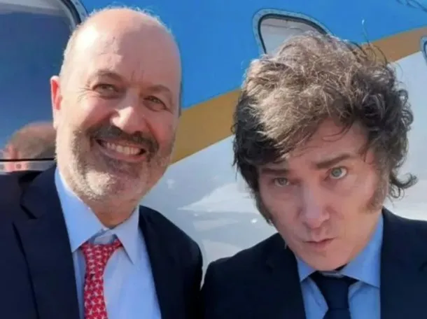 Javier Milei en una conferencia de prensa sobre la Reforma Laboral