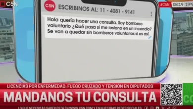 Bomberos voluntarios en acción