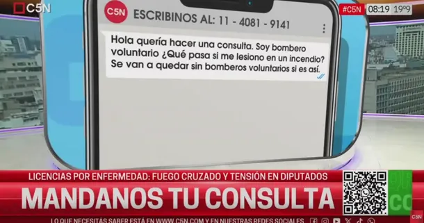 Bomberos voluntarios en acción