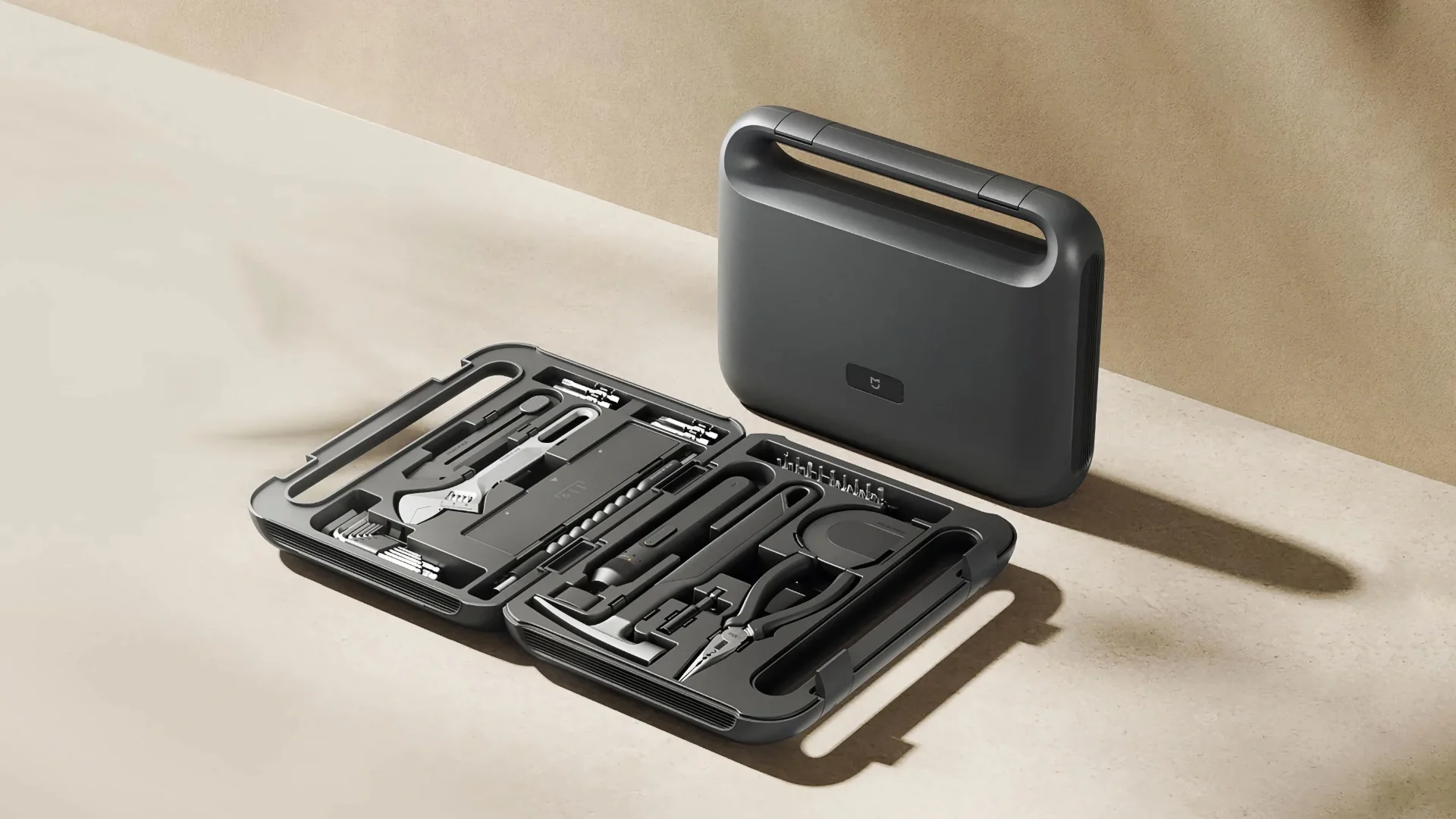 Kit de herramientas de Xiaomi con destornillador eléctrico y otros accesorios