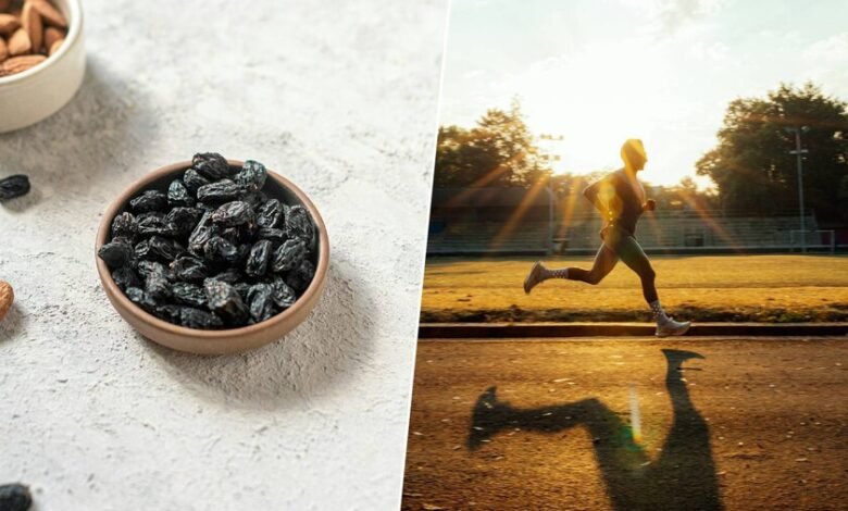 Imagen de un tazón de pasas