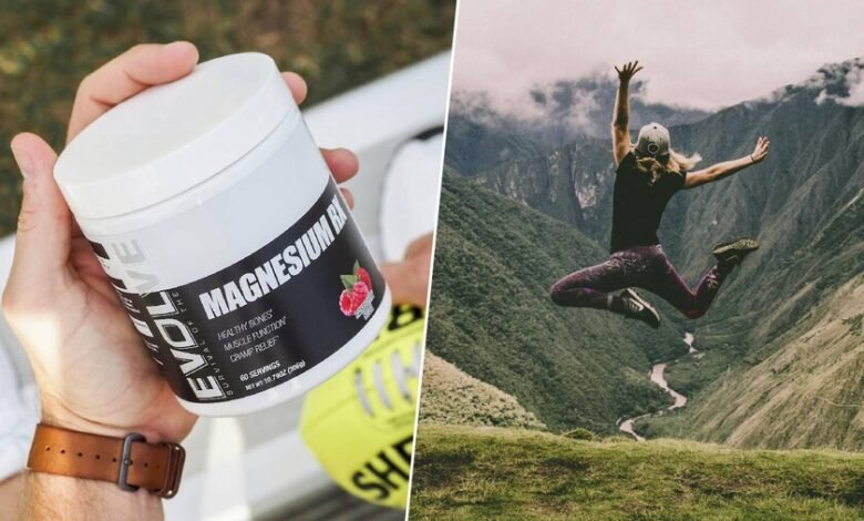 Una imagen de un frasco de suplementos de magnesio