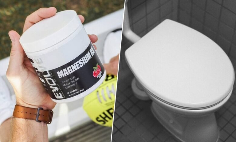 Imagen de un baño con agua y magnesio