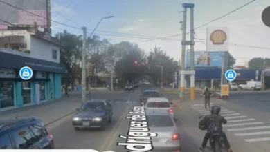 Trabajos de bacheo en una calle de Córdoba