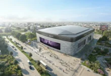 Imagen del Córdoba Arena, un estadio de escala internacional en construcción en la ciudad de Córdoba