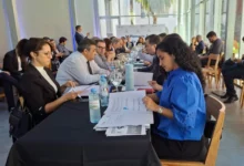 Representantes de la Defensoría del Pueblo de Córdoba en el plenario de ADPRA