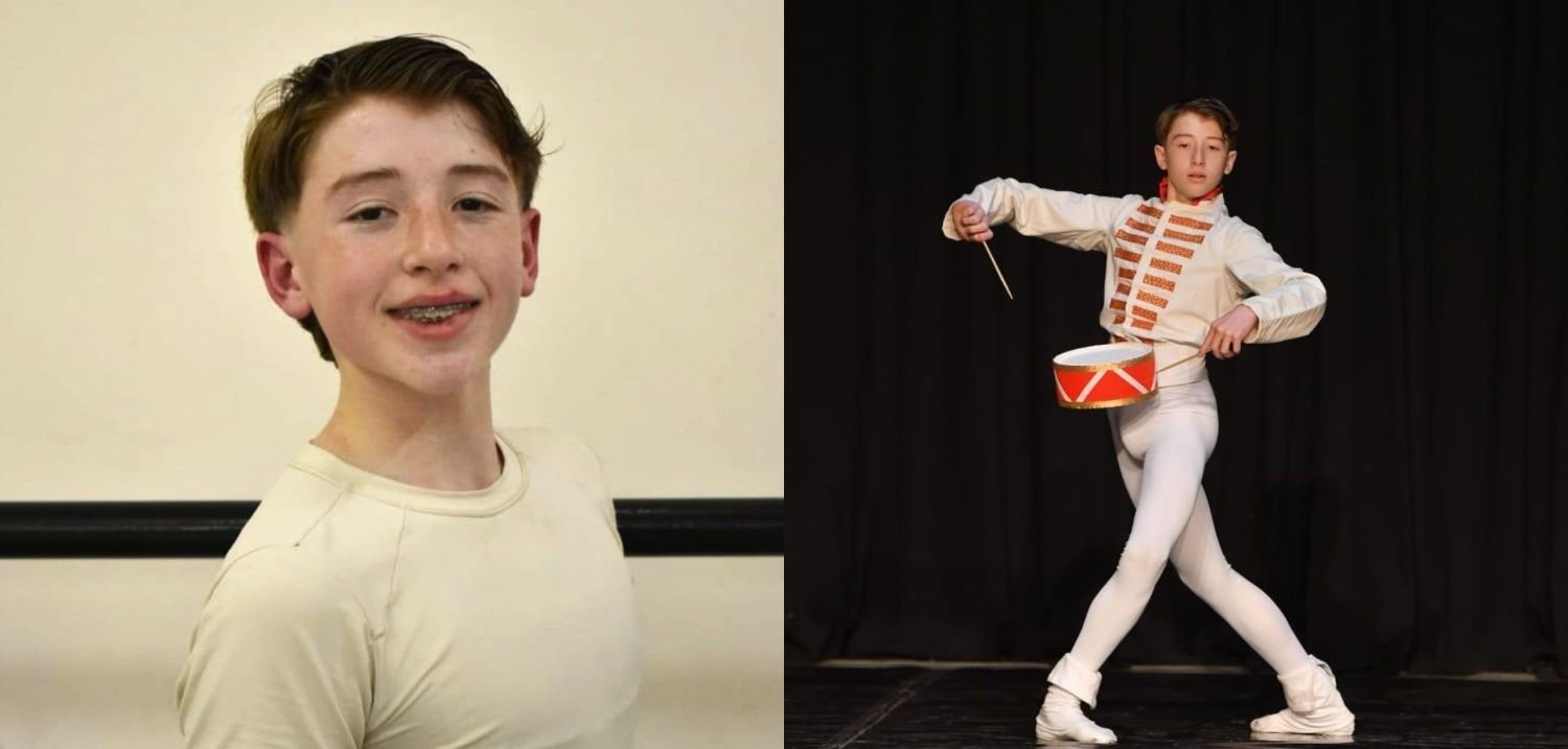 Foto de Bruno Maldonado en pose de baile