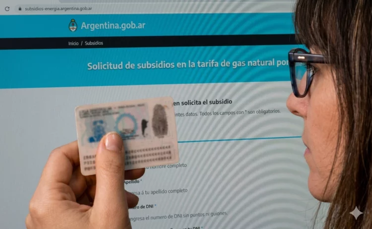 Imagen de una factura de energía eléctrica con un subsidio aplicado