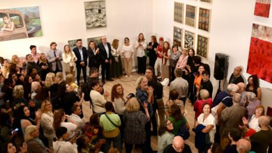 Inauguración de las exposiciones en el Paseo del Buen Pastor