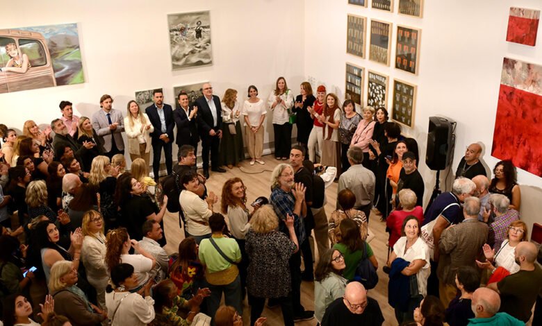 Inauguración de las exposiciones en el Paseo del Buen Pastor