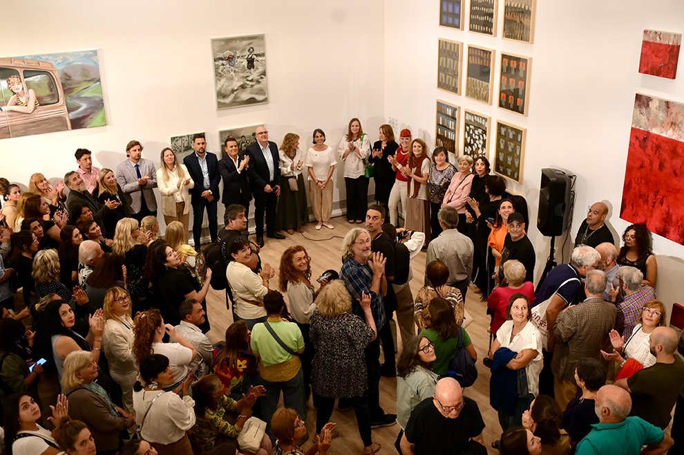 Inauguración de las exposiciones en el Paseo del Buen Pastor