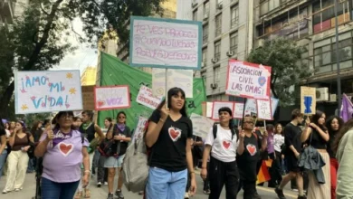 Imagen de la marcha por el Día Internacional de la Mujer Trabajadora en Córdoba