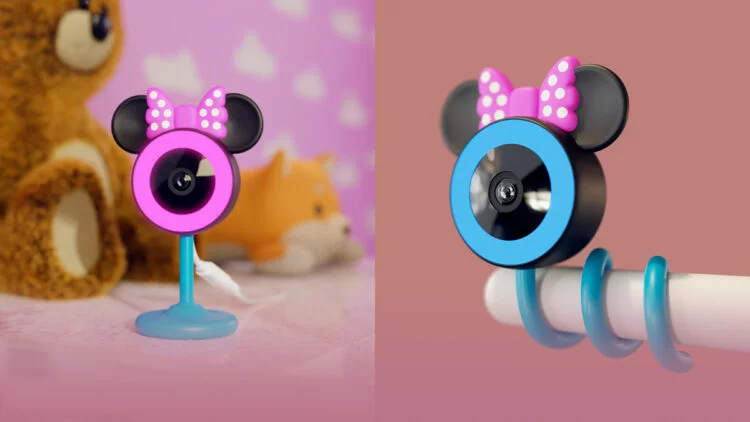 Monitor inteligente para bebés con diseño de Minnie Mouse de Disney