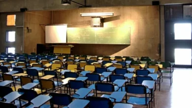 Docentes universitarios en una manifestación por mejoras salariales