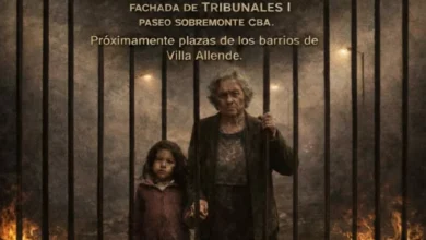 Imagen de una calle cerrada con portones en Villa Allende