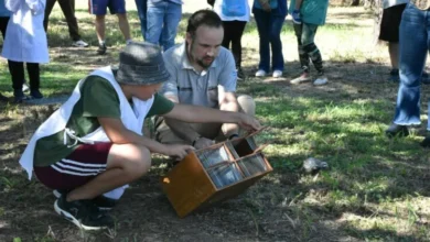 Animales silvestres siendo liberados en Bahía de Ansenuza