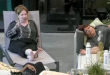 Andrea del Boca en la casa de Gran Hermano