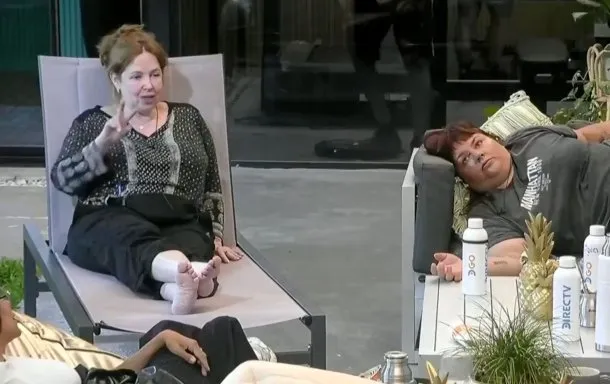 Andrea del Boca en la casa de Gran Hermano