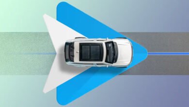 Android auto con icono de cobertura móvil