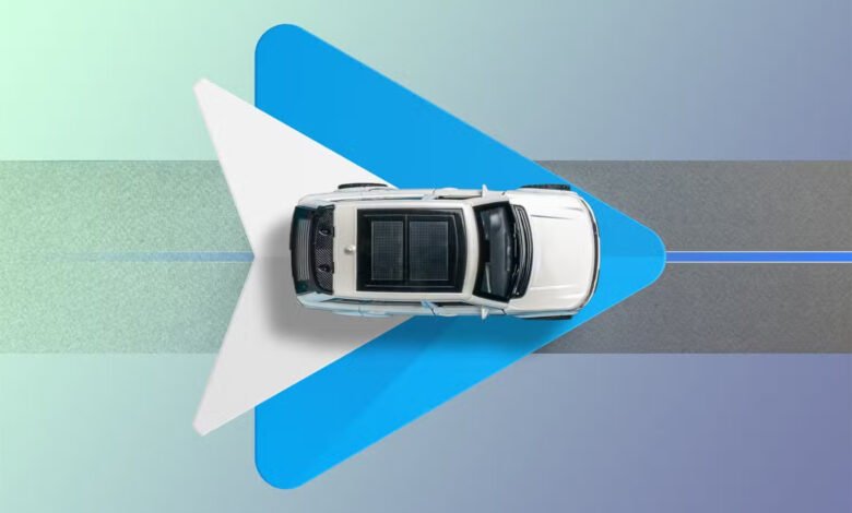 Android auto con icono de cobertura móvil