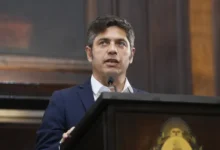 Axel Kicillof en conferencia de prensa
