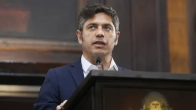Axel Kicillof en conferencia de prensa