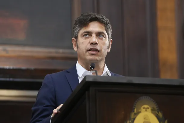 Axel Kicillof en conferencia de prensa