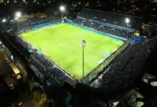 Imagen del estadio de Belgrano antes del partido contra Talleres