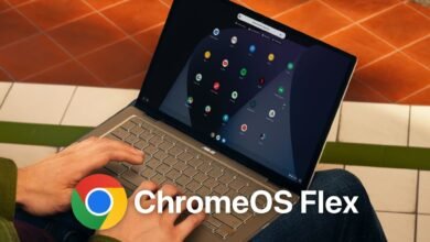 Imagen de un portátil con ChromeOS Flex